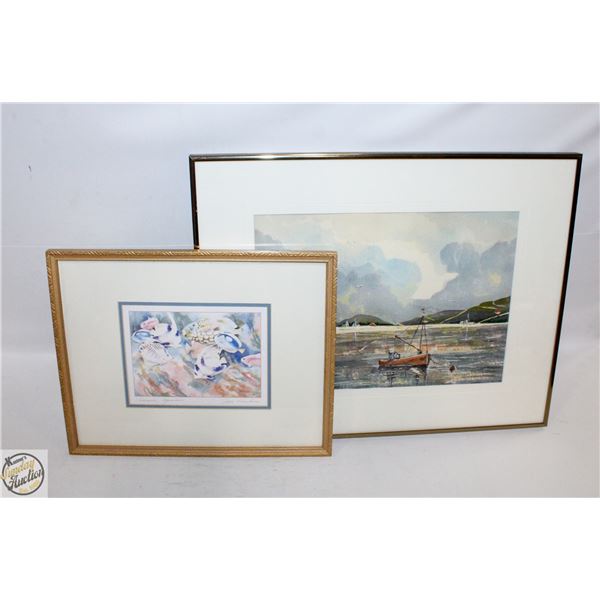 2 ORIGINAL SIGNED WATERCOLORS