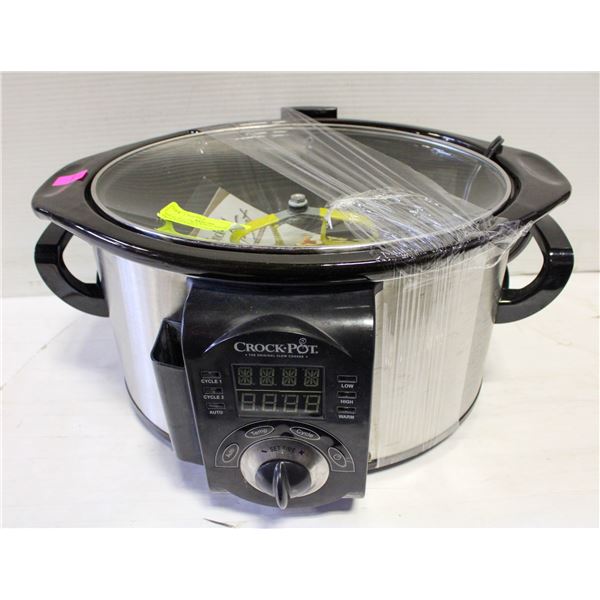 OVAL 6 QT CROCKPOT, SMARTSET PROGRAMMABLE