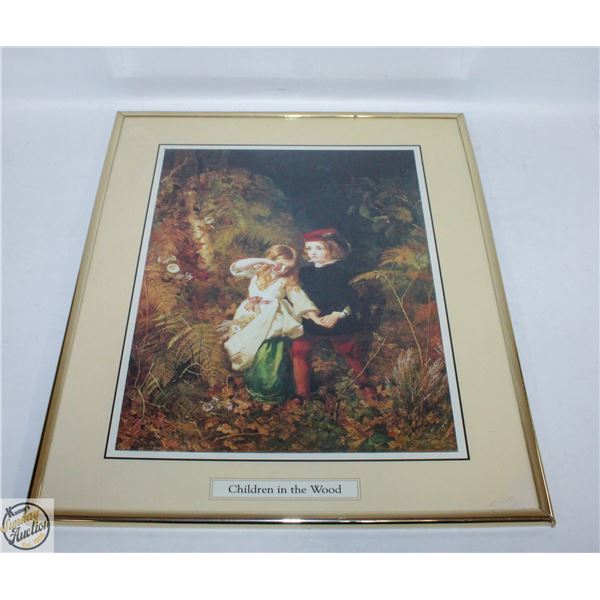 CLASSIC PICTURE OF "CHILDREN OF THE WOOD"