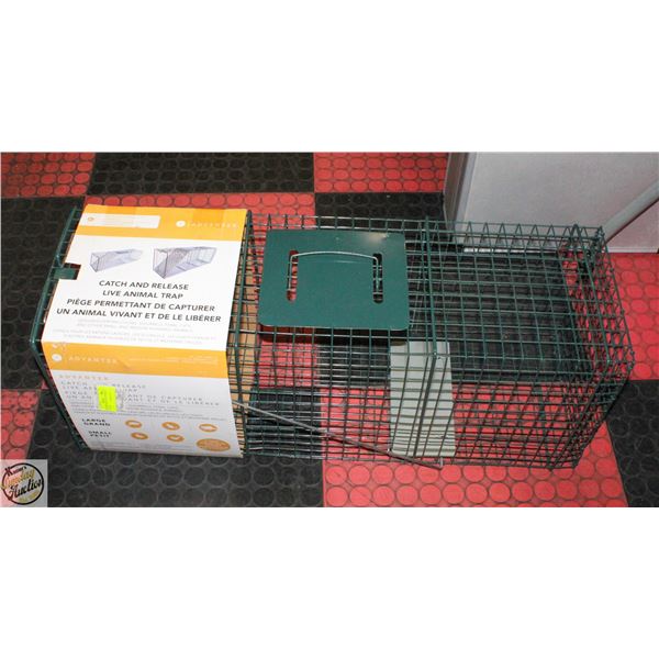 CATCH AND RELEASE LIVE ANIMAL TRAP, NEW