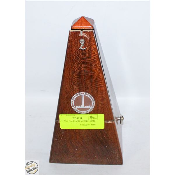 VINTAGE PALLIARD METRONOME