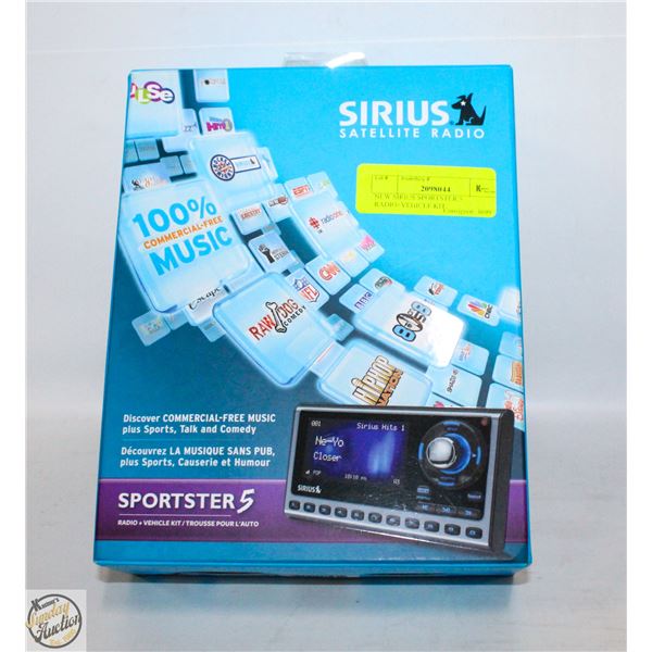 NEW SIRIUS SPORTSTER 5 RADIO+VEHICLE KIT