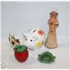 Image 1 : FLAT OF ASSORTED ORNAMENTS (5 ITEMS)