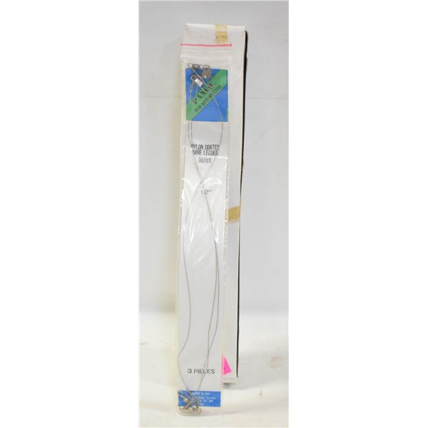 BOX OF 12 X 3 - 36 TOTAL 12 INCH WIRE LEADERS