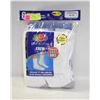 Image 1 : WHITE CREW SOCKS 12-16 SIZE 6-PACK FRUIT OF THE