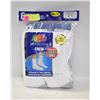 Image 1 : WHITE CREW SOCKS 12-16 SIZE 6-PACK FRUIT OF THE