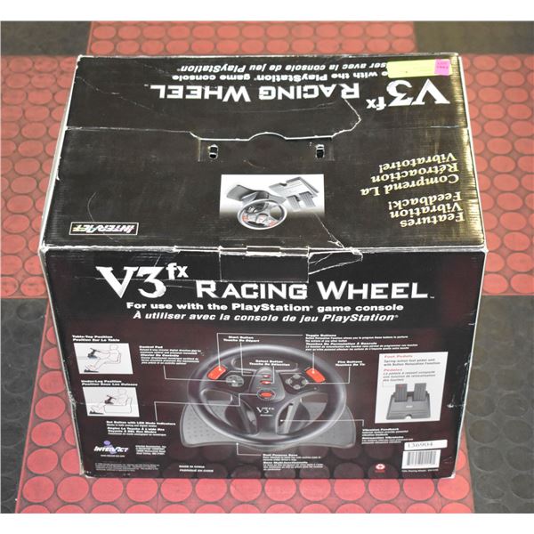 V3FX RACING WHEEL FOR PLAYSTATION
