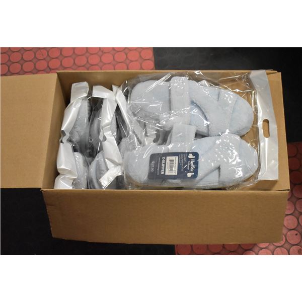 CASE OF HOUNDS BABY BLUE Z SLIPPERS SIZE 7/8
