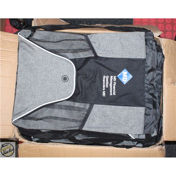 CASE OF 40 BACK PACKS