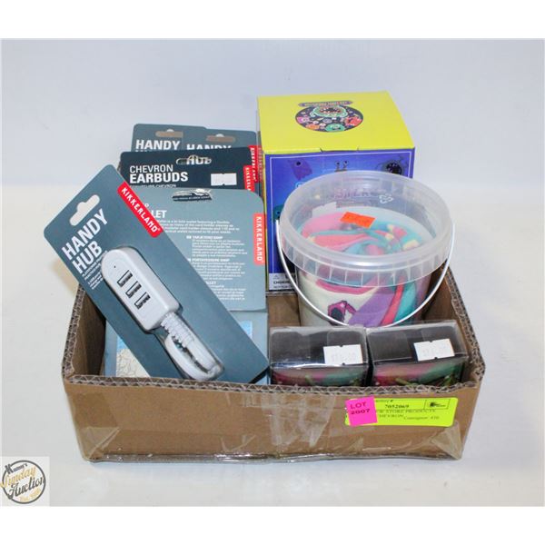 FLAT OF NEW STORE PRODUCTS INCLUDES CHEVRON