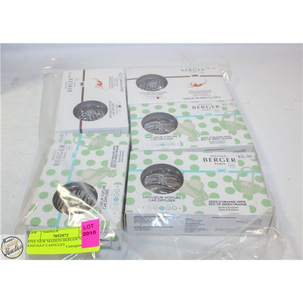 FIVE NEW MAISON BERGER NIGHT AND DAY CAPSULES