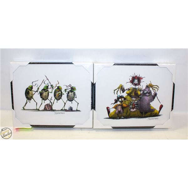 TWO NEW BOARD PRINTS BY DINO TOMIC "TEENAGE