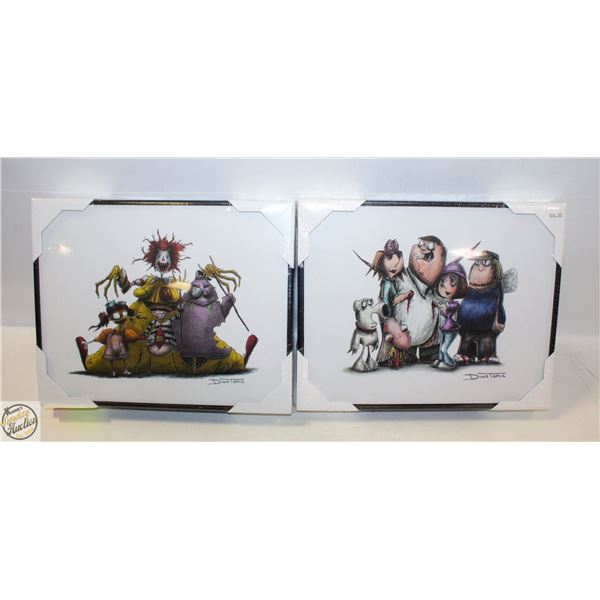 TWO NEW BOARD PRINTS BY DINO TOMIC "FAMILY GUY" &