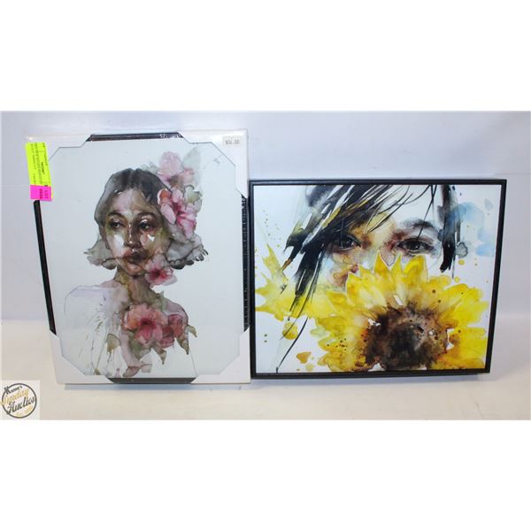 TWO NEW BOARD PRINTS BY AGNES CECILE "HIBISCUS"
