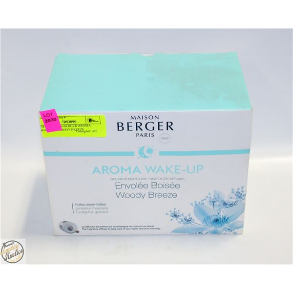 NEW MAISON BERGER AROMA WAKE UP WOODY BREEZE
