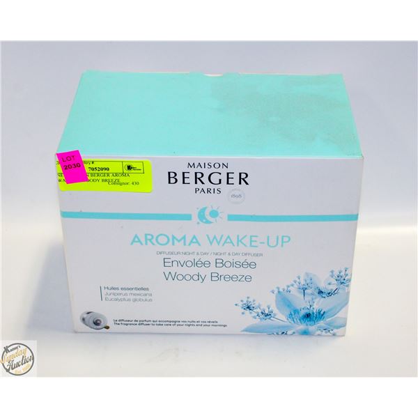 NEW MAISON BERGER AROMA WAKE UP WOODY BREEZE