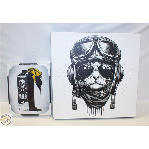 2 NEW PRINTS BY HIDDEN MOVES "MOLOTOV MILKSHAKE"