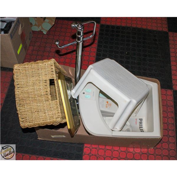 PHILLIPS FOOT BATH, FLOOR TP HOLDER,