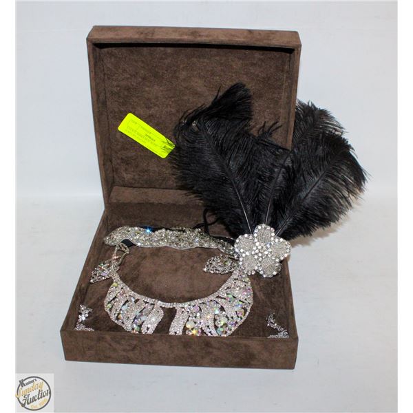 ESTATE BOX WITH JEWELRY-ESTATE