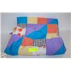 Image 1 : VINTAGE PATCHWORK QUILT FULL SIZE-ESTATE