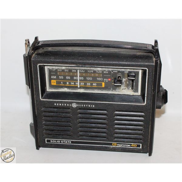 GENERAL ELECTRIC WORKING RADIO