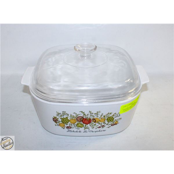 VINTAGE PYREX CORNING CASSEROLE DISH A-5-B 5 LITER