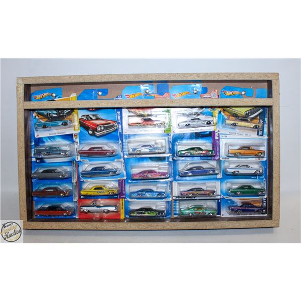 24 IMPALA HOT WHEELS CARS CUSTOM SHADOW BOX