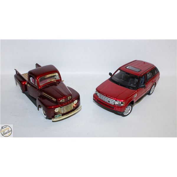 LOT OF TWO COLLECTOR DIECAST CARS INCLUDES