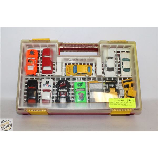 MAJORETTE BRAND COLLECTOR CAR CARRYING CASE WITH