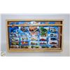 Image 1 : 20 HOT WHEELS CARS CUSTOM SHADOW BOX