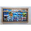 Image 1 : 18 HOT WHEELS CARS CUSTOM SHADOW BOX