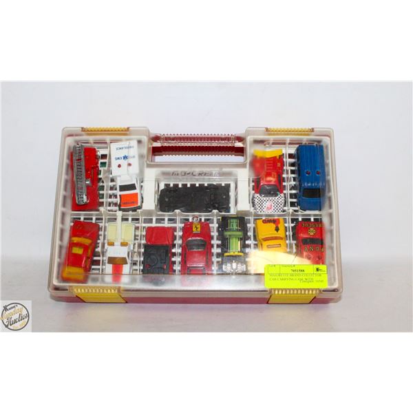 MAJORETTE BRAND COLLECTOR CAR CARRYING CASE WITH