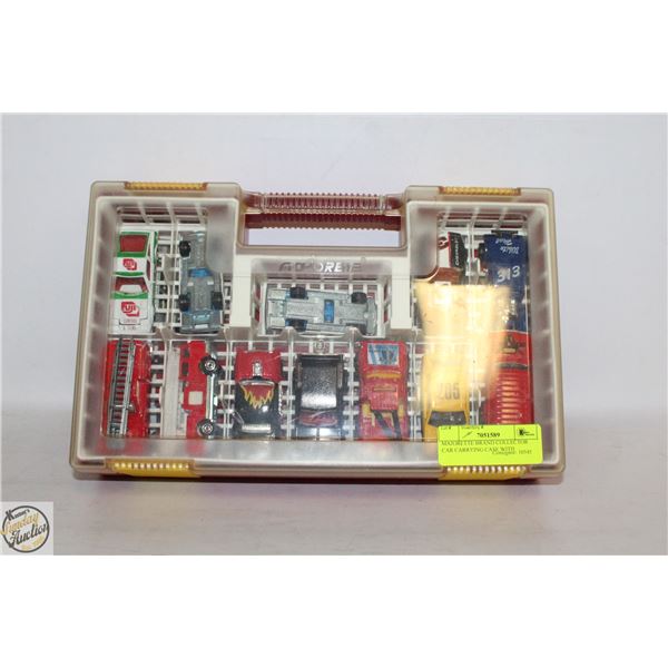 MAJORETTE BRAND COLLECTOR CAR CARRYING CASE WITH