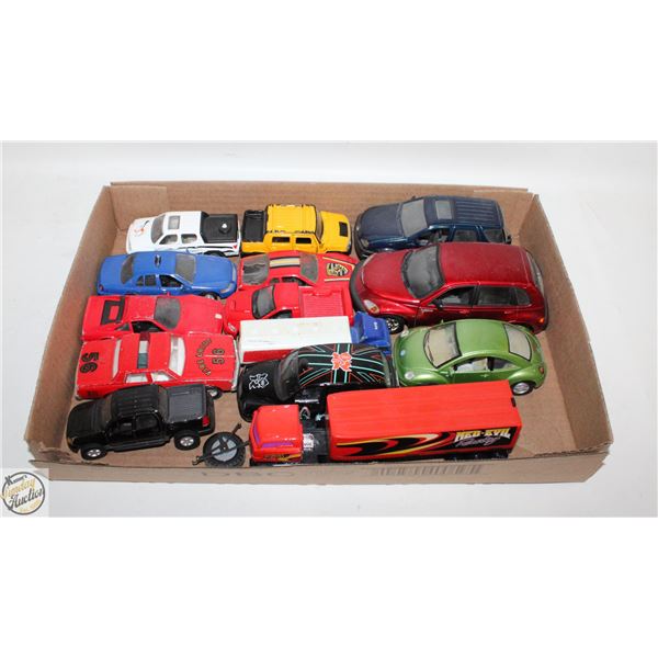 FLAT FULL OF VINTAGE COLLECTOR DIECAST CARS