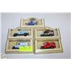 Image 1 : LOT OF 5 LLEDO COLLECTOR METAL DIECAST INCLUDES