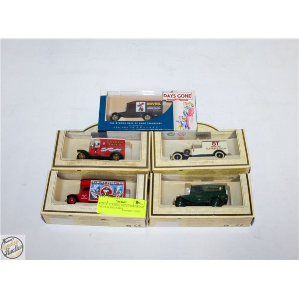 LOT OF 5 LLEDO COLLECTOR METAL DIECAST INCLUDES