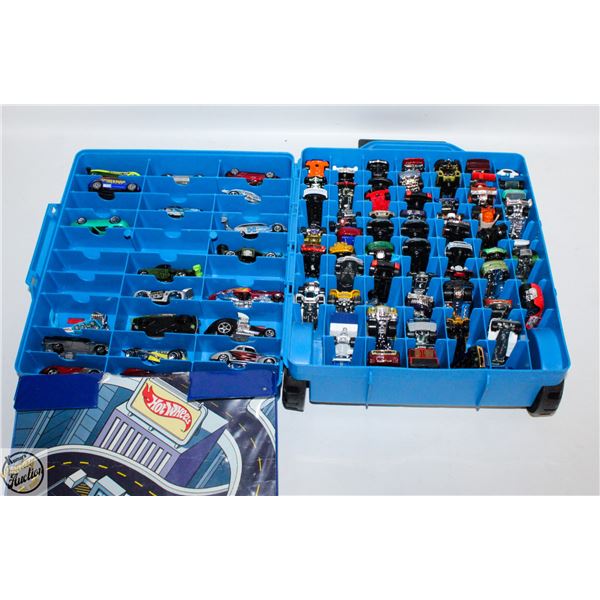 COLLECTOR CARRYING CASE OF HOTWHEELS DIECAST CARS
