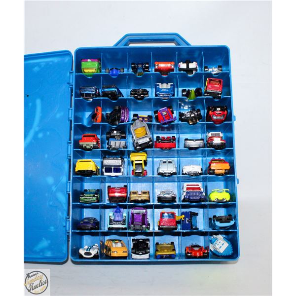 COLLECTOR CARRYING CASE OF HOTWHEELS DIECAST CARS