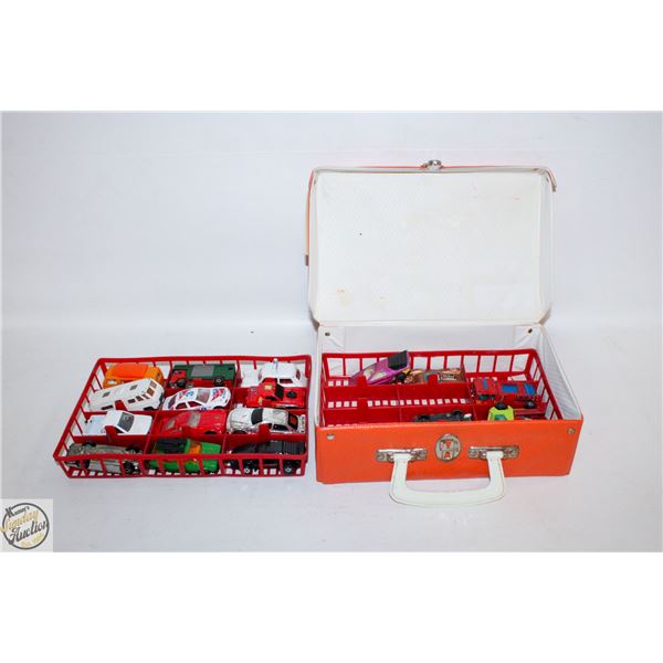 COLLECTOR CARRYING CASE OF HOTWHEELS DIECAST CARS
