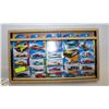 Image 1 : 20 HOT WHEELS CARS CUSTOM SHADOW BOX