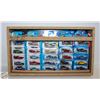Image 1 : 25 SOCCER HOT WHEELS CARS CUSTOM SHADOW BOX