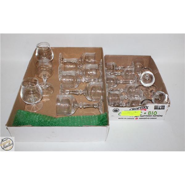 ESTATE LOT OF MED/SMALL RESTAURANT STYLE WINE