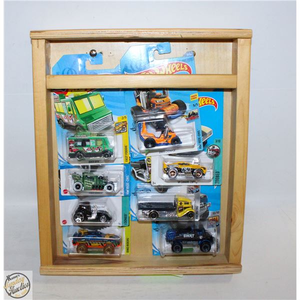 8 TREASURE HUNTHOT WHEELS CARS CUSTOM SHADOW BOX
