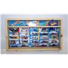 Image 1 : 22 HOT WHEELS CARS CUSTOM SHADOW BOX