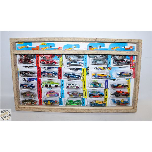 25 TREASURE HUNTHOT WHEELS CARS CUSTOM SHADOW BOX