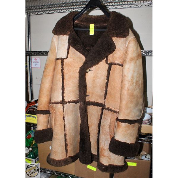 VINTAGE SEARS MENS SHEEPSKIN SHEALING