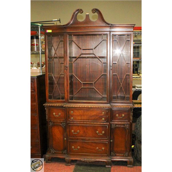 ANTIQUE HESPELER FURNITURE CO. CHINA CABINET