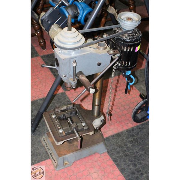 ROCKWELL/BEAVER  11' SWING DRILL PRESS W/STAND