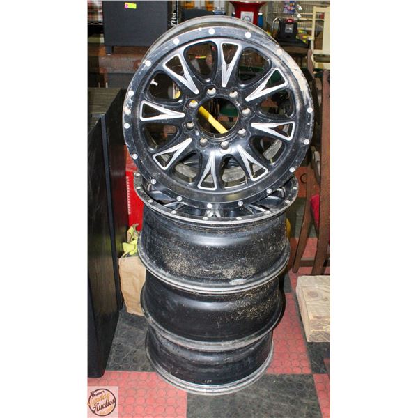 20 INCH FORD 8 BOLT FUEL TRUCK RIMS NON MAGNETIC