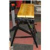 Image 1 : COLLAPSIBLE SAWHORSE WITH BUILT-IN CLAMP FUNCTION
